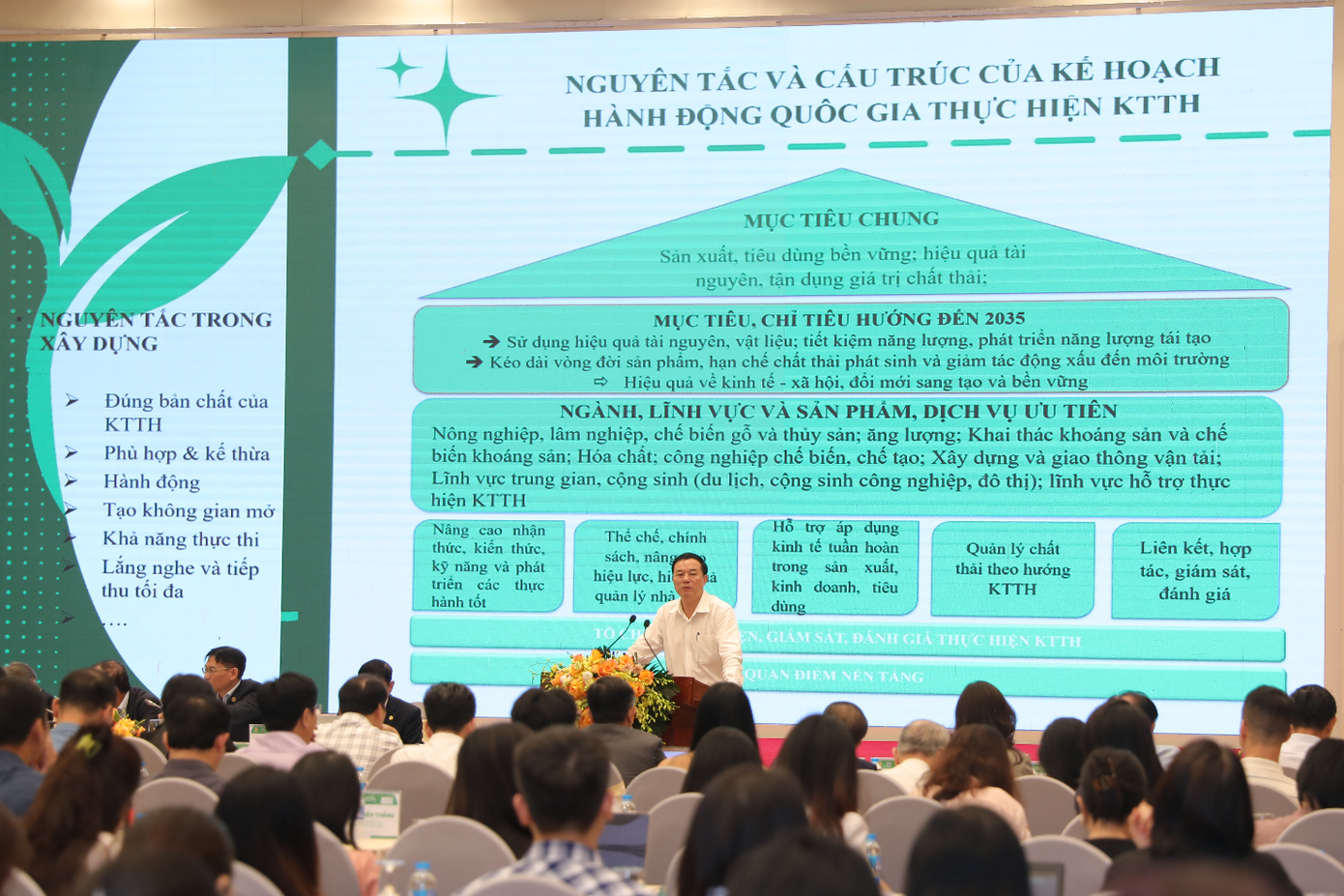 Dự thảo Kế hoạch hành động quốc gia thực hiện kinh tế tuần hoàn đã được Bộ Tài nguyên và Môi trường chủ trì soạn thảo, lấy ý kiến rộng rãi, đang trình Thủ tướng Chính phủ