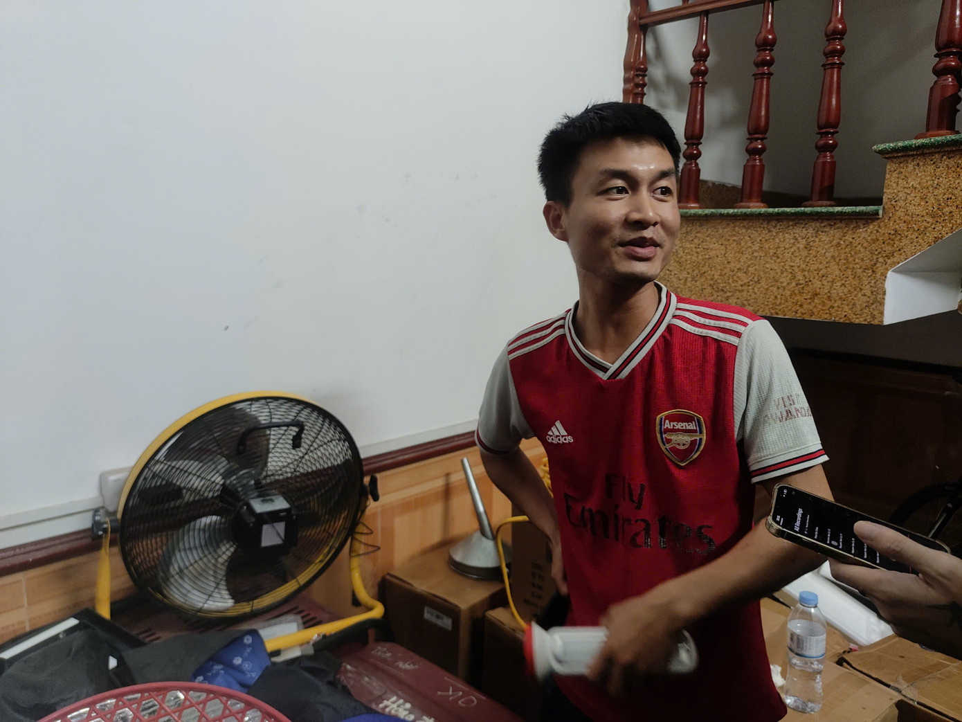 Anh Chu Văn Hiếu, khách hàng tại chi nhánh Viettel xã Đông Triều (Quảng Ninh).