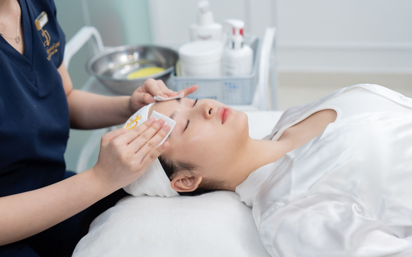 Khách hàng Hà My ghi nhận sự nhiệt tình, chỉn chu trong mọi quy trình chăm sóc khách hàng của Viện thẩm mỹ DIVA.