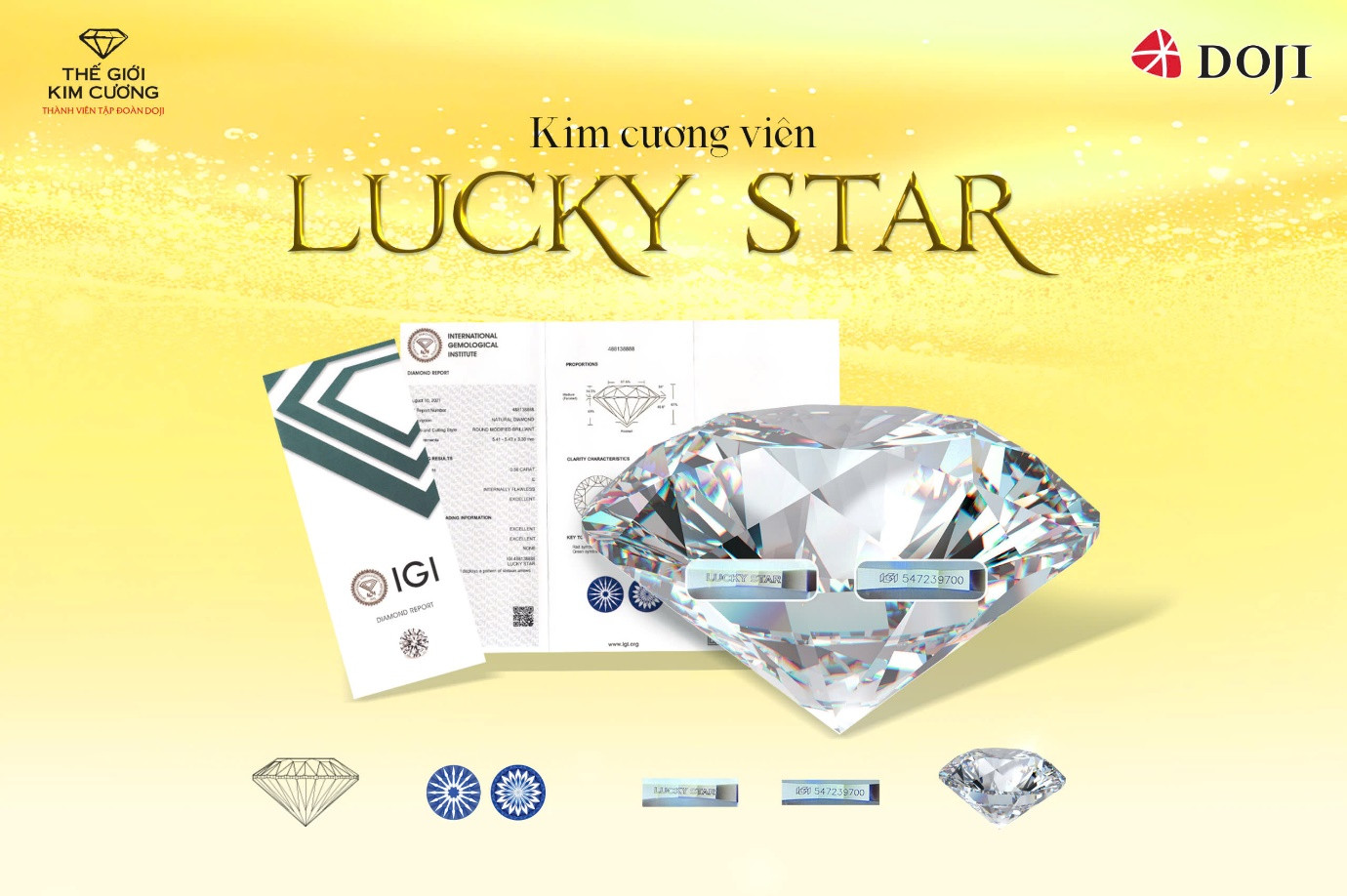Kim cương viên Lucky Star là một trong những biểu tượng mới của sự may mắn, thành công và đẳng cấp