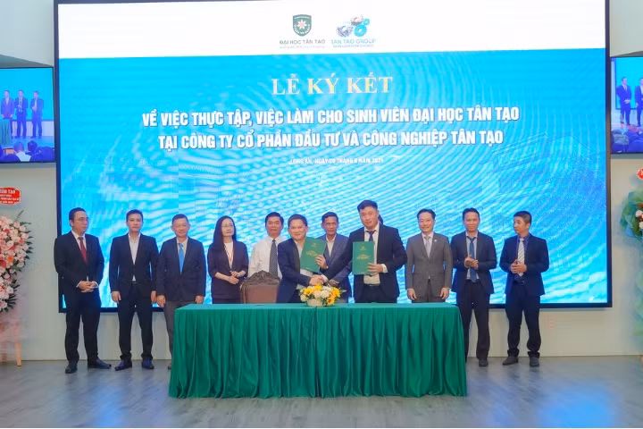 Ký kết với Công ty Cổ phần Đầu tư và Công nghiệp Tân Tạo