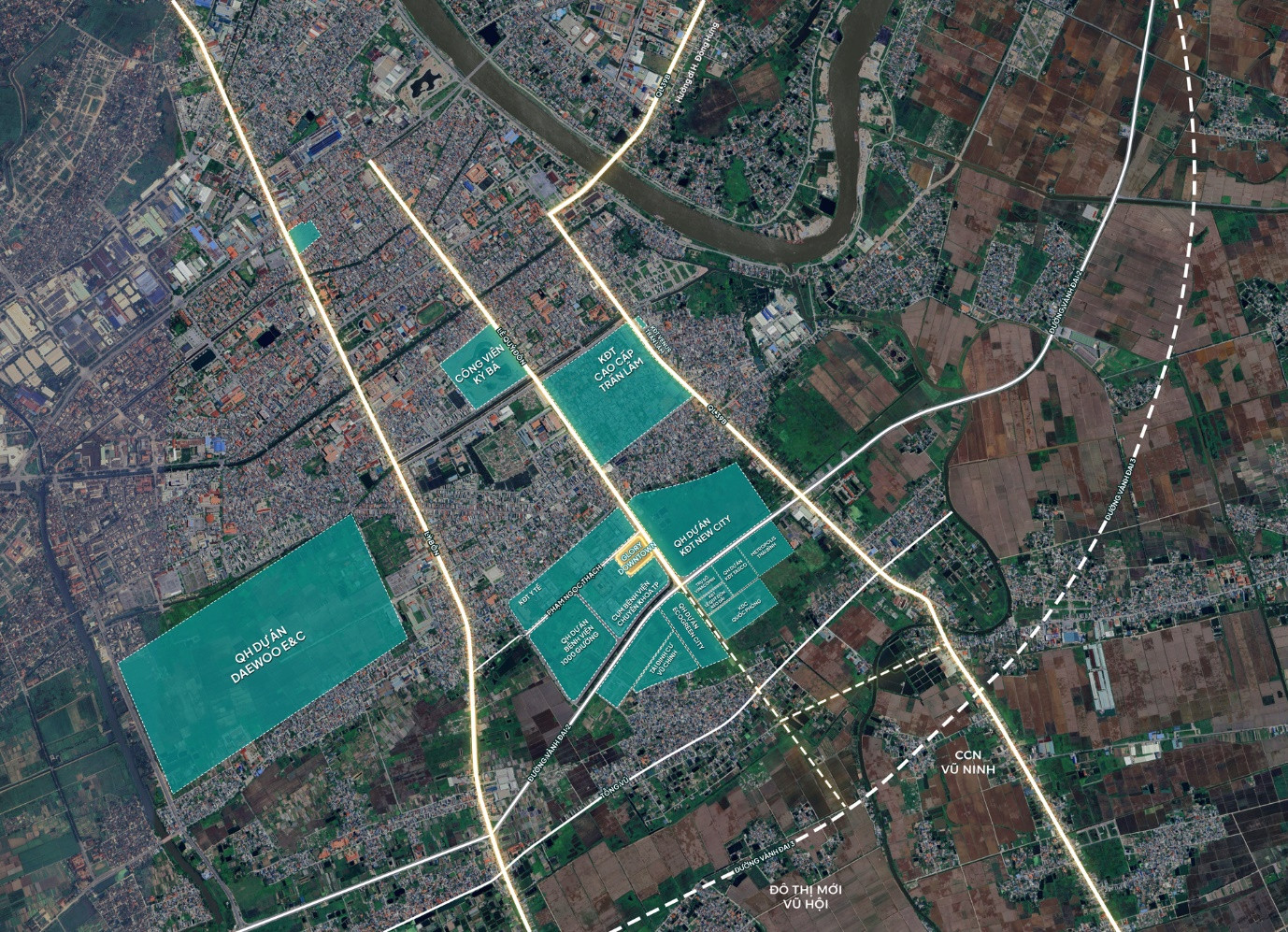 Quy hoạch hơn 10 khu đô thị tại khu vực phía Nam thành phố Quy hoạch hơn 10 khu đô thị tại khu vực phía Nam thành phố