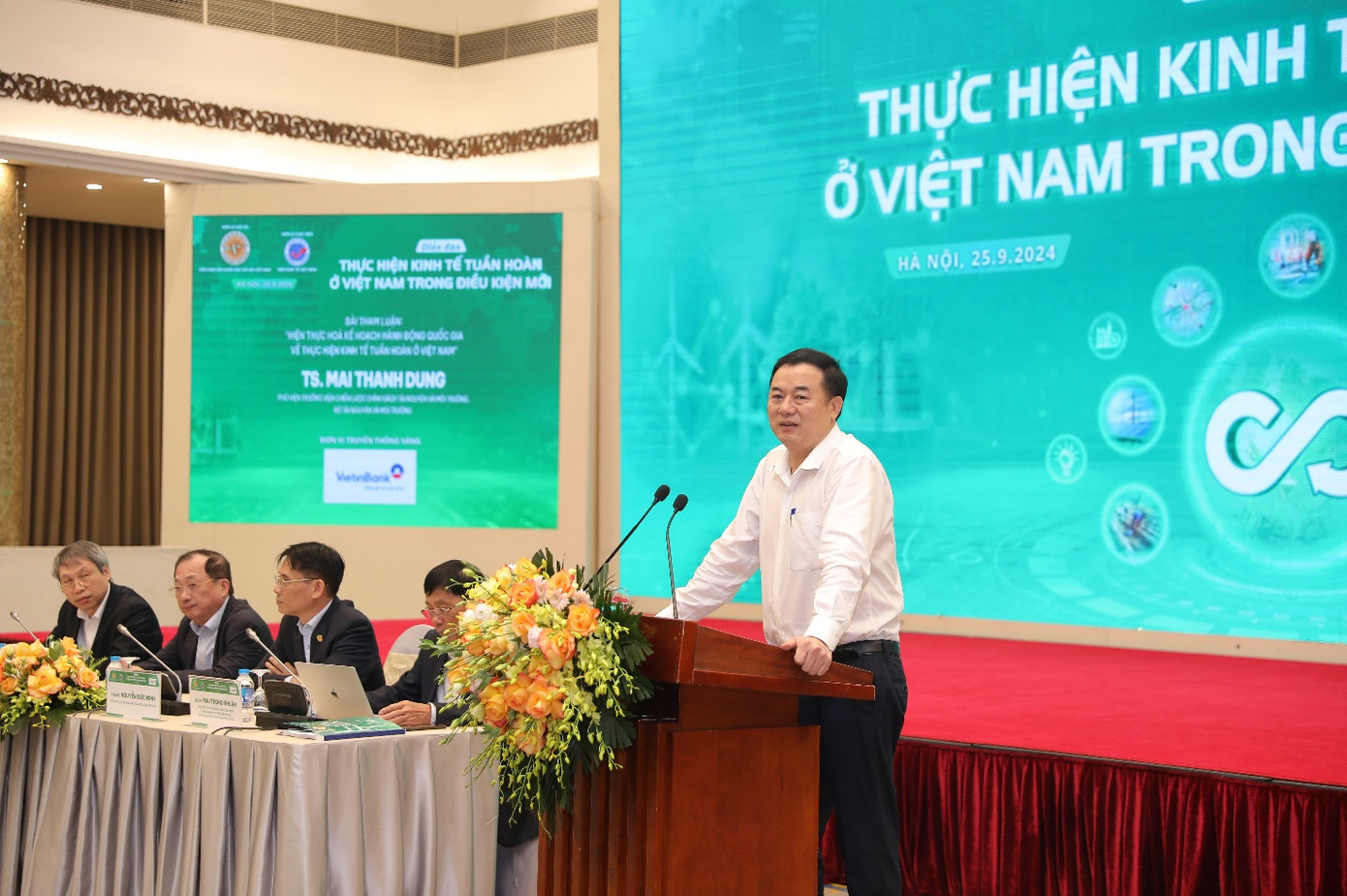 TS. Mai Thanh Dung, Phó Viện trưởng, Viện Chiến lược Chính sách tài nguyên và môi trường, Bộ Tài nguyên và Môi trường