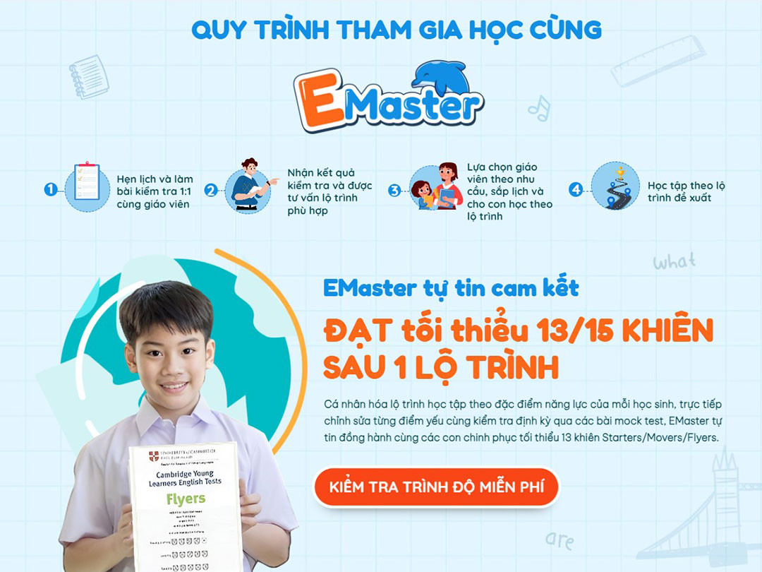 Quy trình tham gia lớp học tại EMaster Quy trình tham gia lớp học tại EMaster