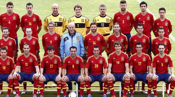 ĐT Tây Ban Nha. Ảnh: Getty