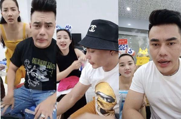 Hai vợ chồng thường livestream bán hàng. Hai vợ chồng thường livestream bán hàng.