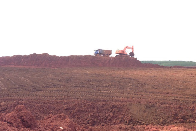 Quá trình hoàn thổ cuốn chiếu được chủ đầu tư thực hiện sau khi khai thác