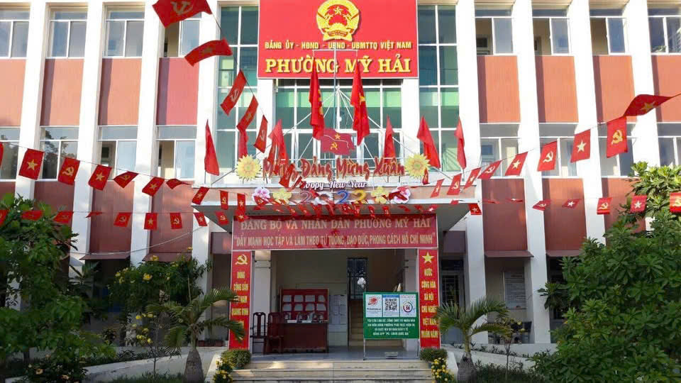 Trụ sở UBND phường Mỹ Hải, TP. Phan Rang Tháp Chàm, tỉnh Ninh Thuận