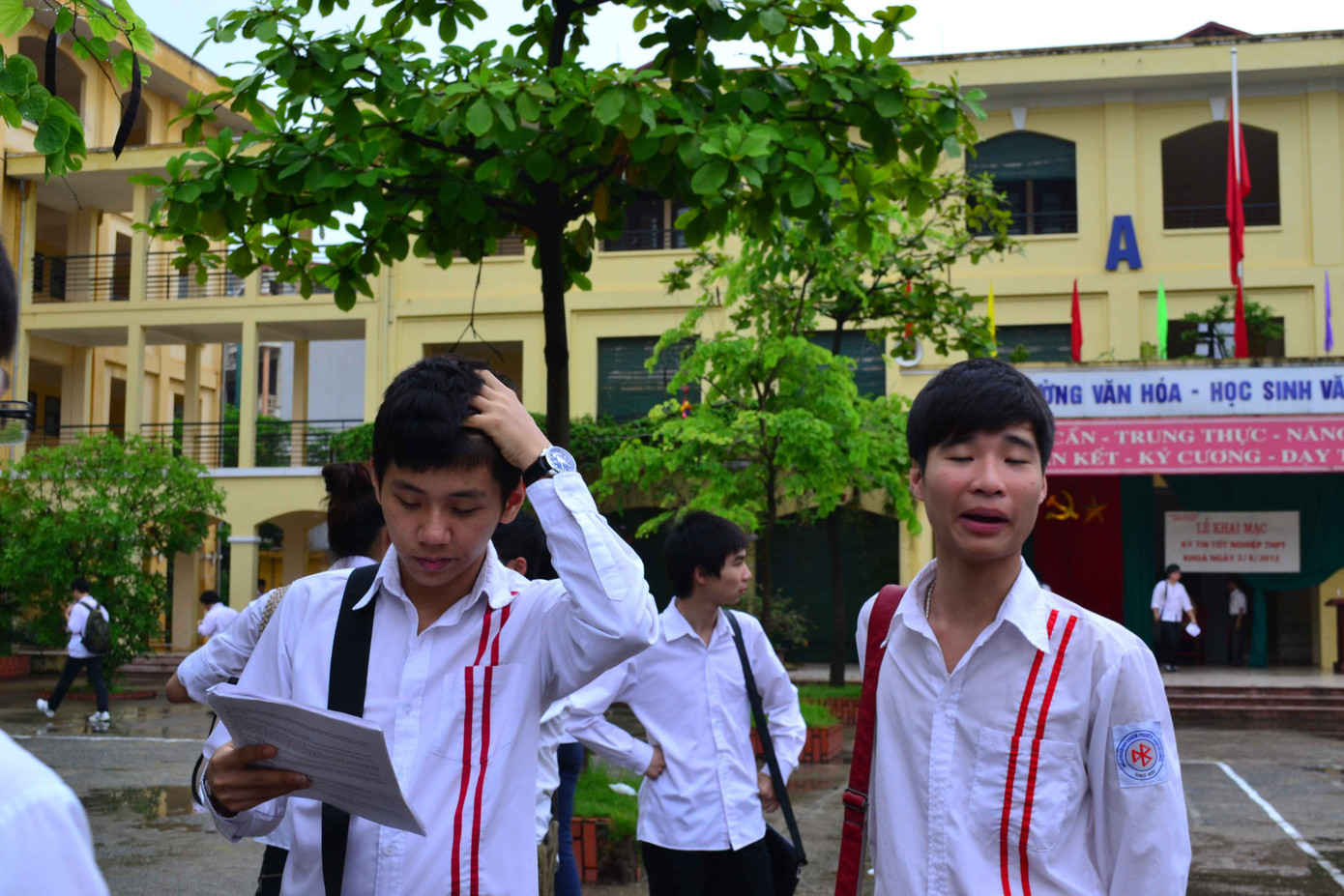 Lo lắng cho môn thi đầu tiên