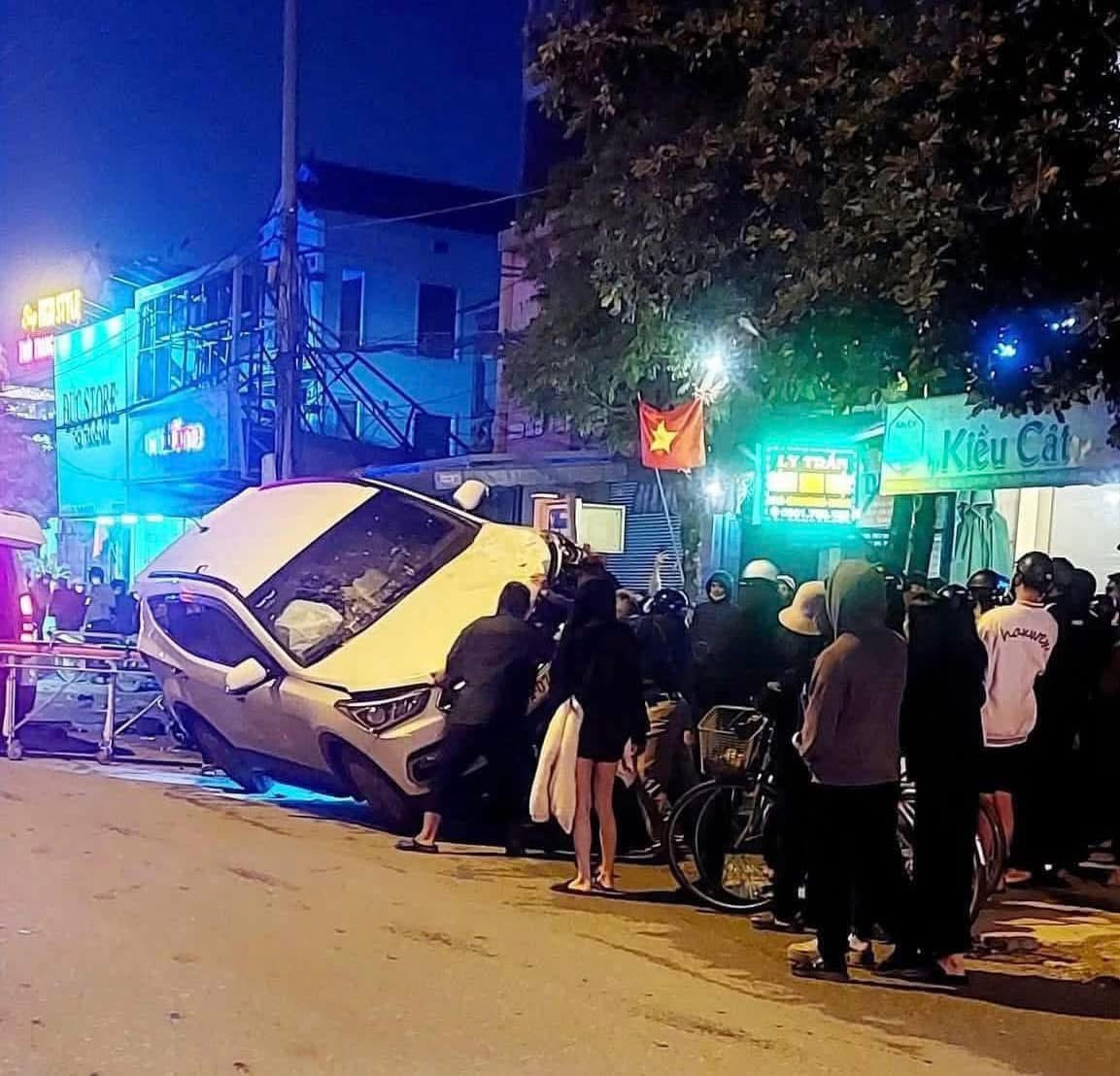 Hiện trường vụ tai nạn.