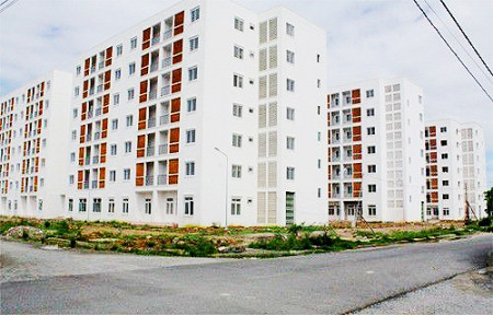 Chung cư tại quận Cảm Lệ được chủ sở hữu rao bán 150 triệu đồng/căn đang được hoàn thiện hạ tầng để bàn giao