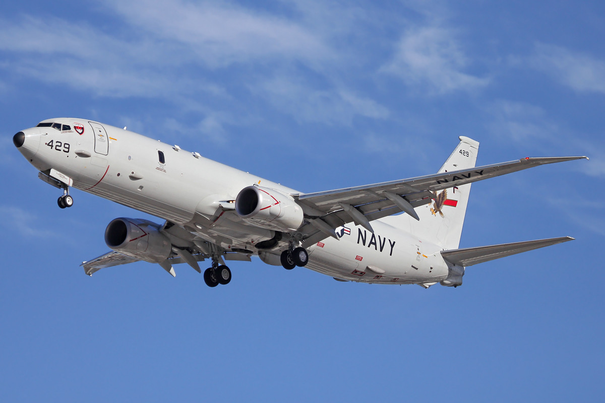 Một chiếc P-8 Poseidon của Hải quân Mỹ. (Ảnh: Wikipedia) Một chiếc P-8 Poseidon của Hải quân Mỹ. (Ảnh: Wikipedia)