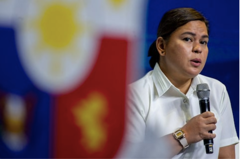 Phó Tổng thống Sara Duterte. (Ảnh: Reuters) Phó Tổng thống Sara Duterte. (Ảnh: Reuters)