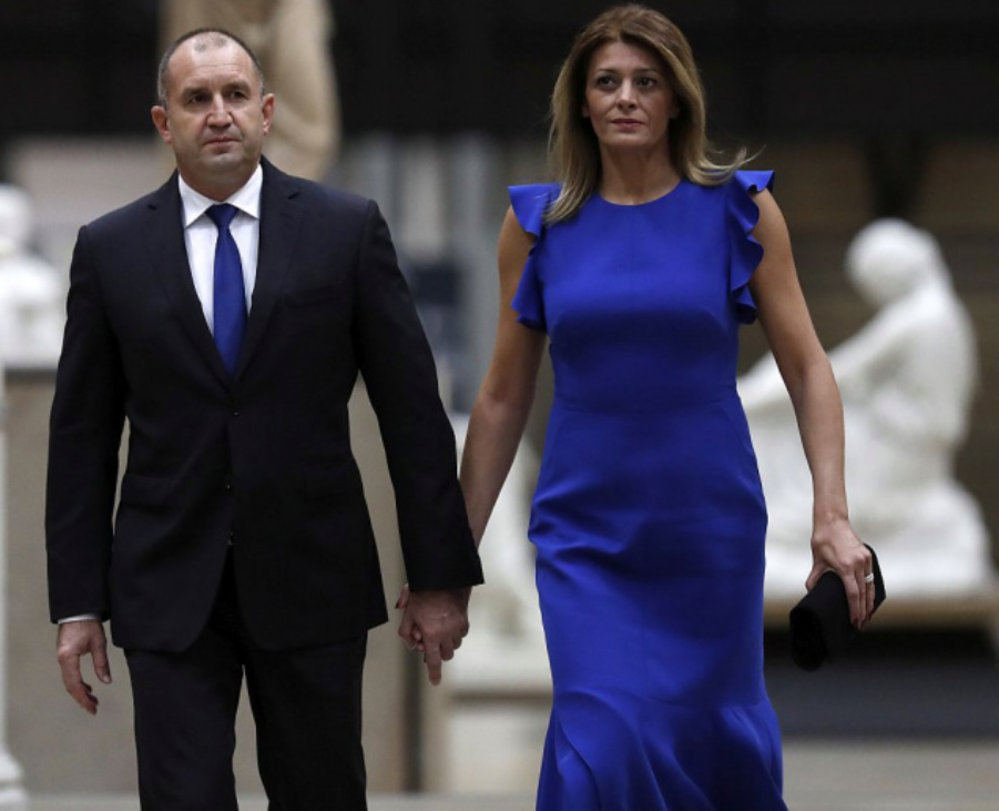 Tổng thống Bulgaria Rumen Radev và Phu nhân. (Ảnh: Novinite)