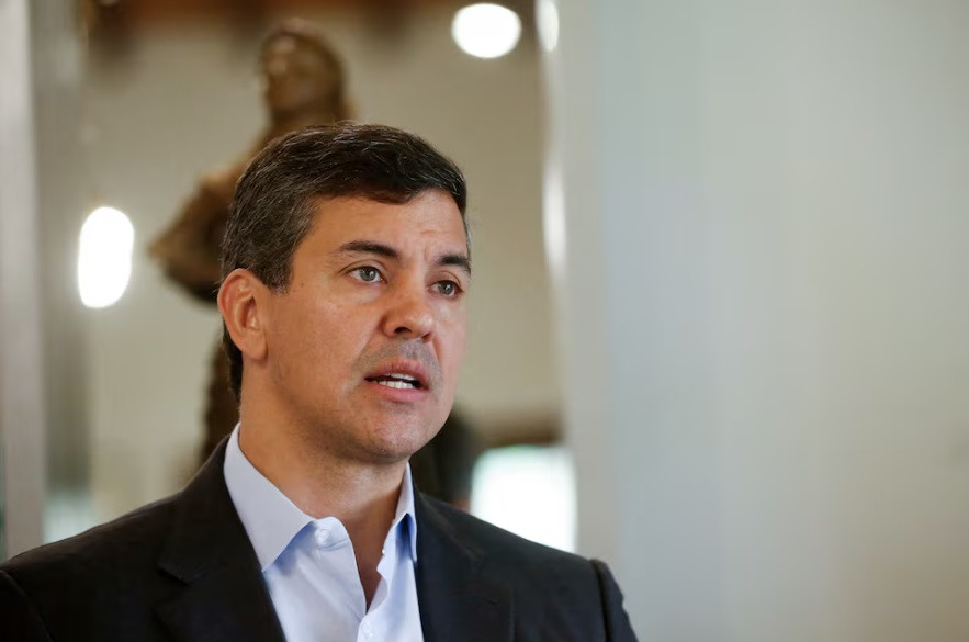 Tổng thống Paraguay Santiago Pena. (Ảnh: Reuters)