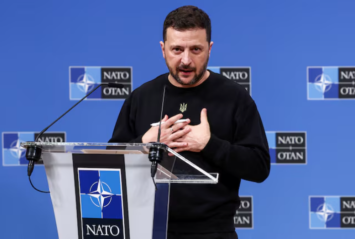 Tổng thống Ukraine Volodymir Zelensky. (Ảnh: Reuters)