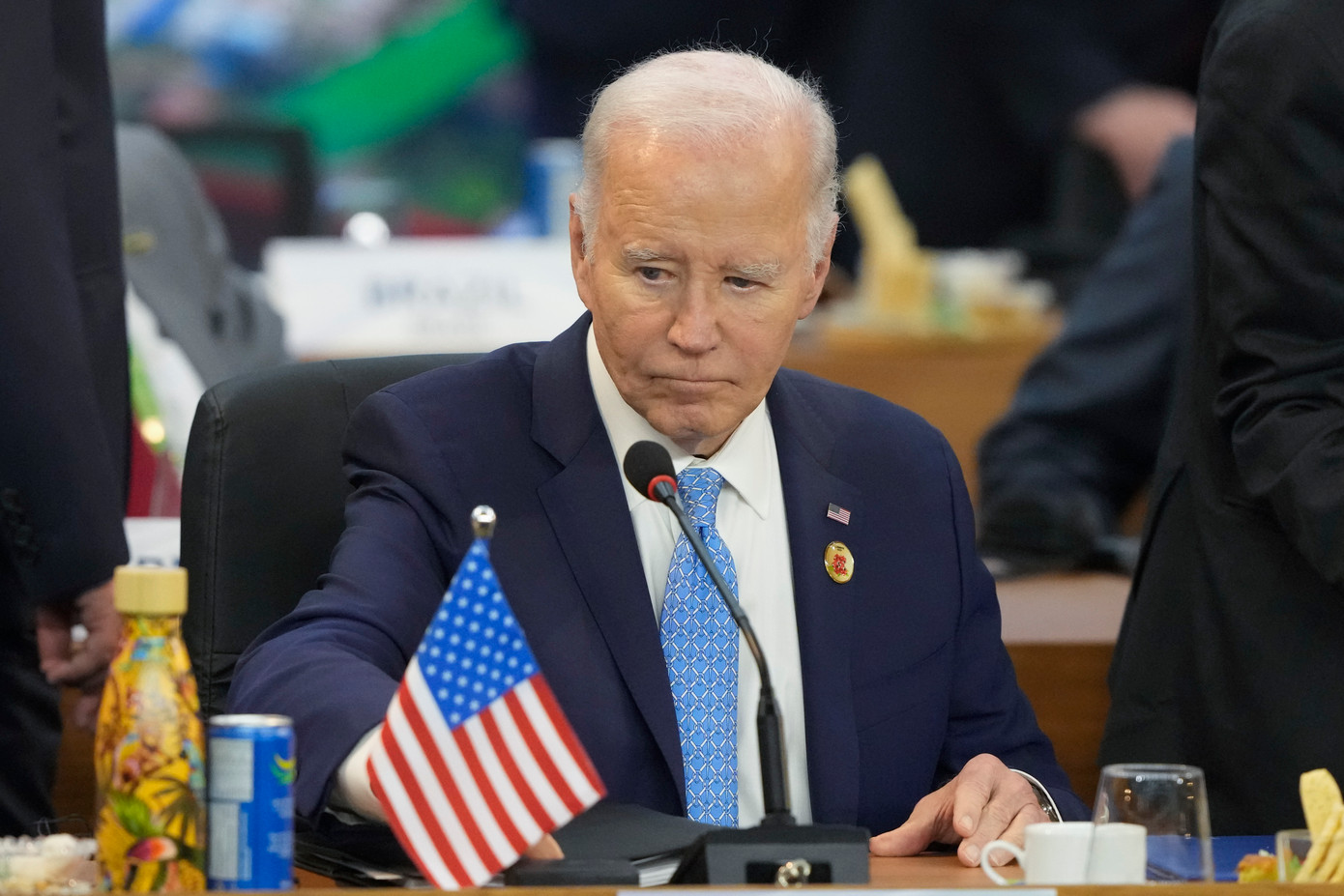 Tổng thống Mỹ Joe Biden tại Hội nghị thượng đỉnh G20 ở Brazil, ngày 18/11. (Ảnh: AP)