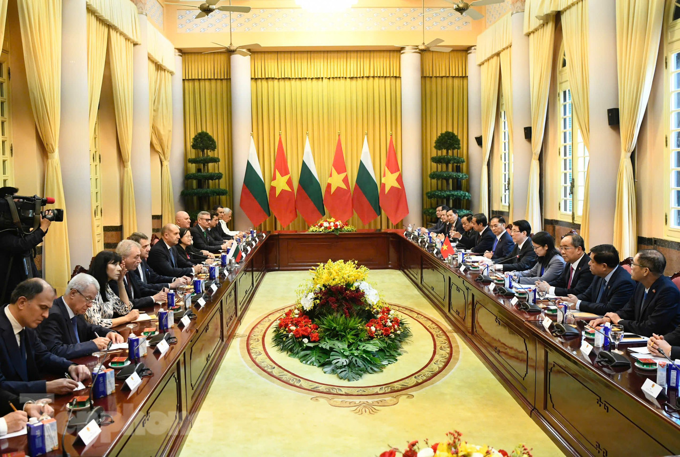 Cuộc hội đàm ngày 25/11. (Ảnh: Như Ý)