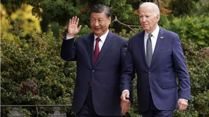 Chủ tịch Trung Quốc Tập Cận Bình và Tổng thống Mỹ Joe Biden trong lần gặp tại California, năm 2023. (Ảnh: Reuters) Chủ tịch Trung Quốc Tập Cận Bình và Tổng thống Mỹ Joe Biden trong lần gặp tại California, năm 2023. (Ảnh: Reuters)