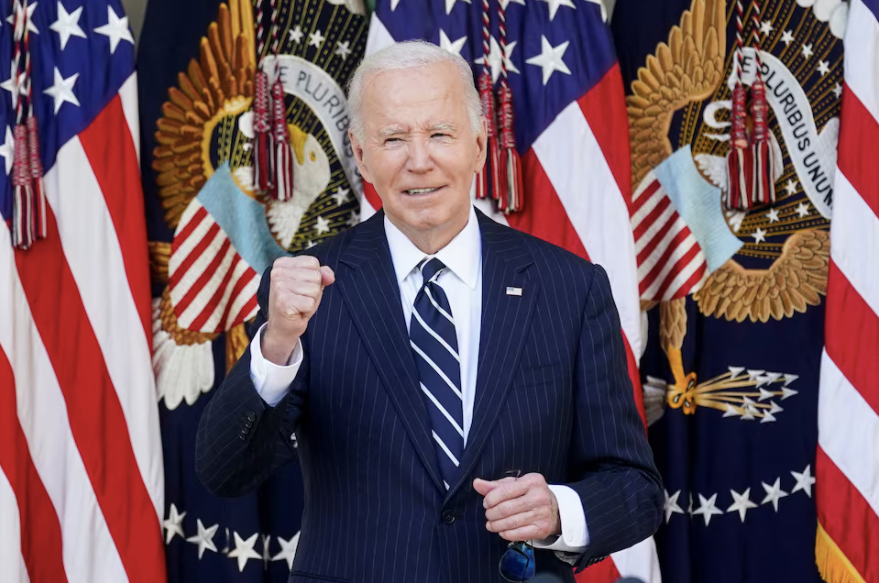 Tổng thống Mỹ Joe Biden phát biểu ngày 7/11. (Ảnh: Reuters)