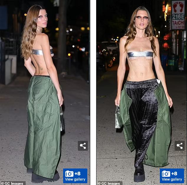 Gu thời trang hở hang phản cảm này của nữ diễn viên 32 tuổi không xa lạ với khán giả nhưng bộ đồ này của cô vẫn khiến nhiều người phải giật mình.