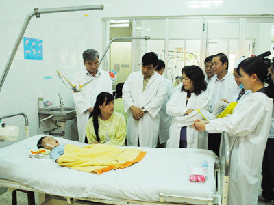 Số ca tay chân miệng gia tăng khiến nhiều người lo ngại. Ảnh: L.N. Số ca tay chân miệng gia tăng khiến nhiều người lo ngại. Ảnh: L.N