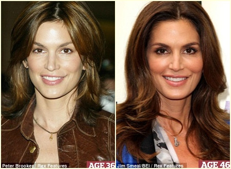 Ở tuổi 46, siêu mẫu Cindy Crawford vẫn trẻ trung như khi 36.