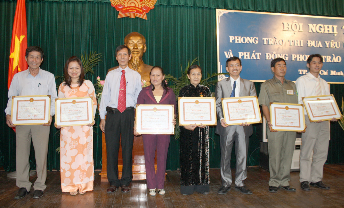 David Dương là một trong 5 cá nhân suất xắc tiêu biểu của TPHCM trong phong trào thi đua.