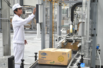 Những sản phẩm sữa bột Dielac cho trẻ em của Vinamilk sẽ được sản xuất trong nhà máy Sữa bột Việt Nam được đầu tư xây mới