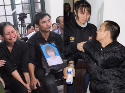 Tội ác mà Hoài gây ra làm khổ biết bao người. Ảnh: T.N. Những giọt nước mắt đau lòng trong vụ án. Ảnh: T.N