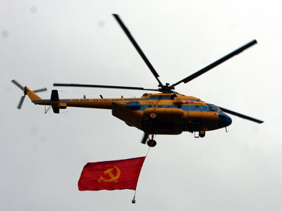 Máy bay số 1 mang cờ Đảng sẽ dẫn đầu đội hình bay