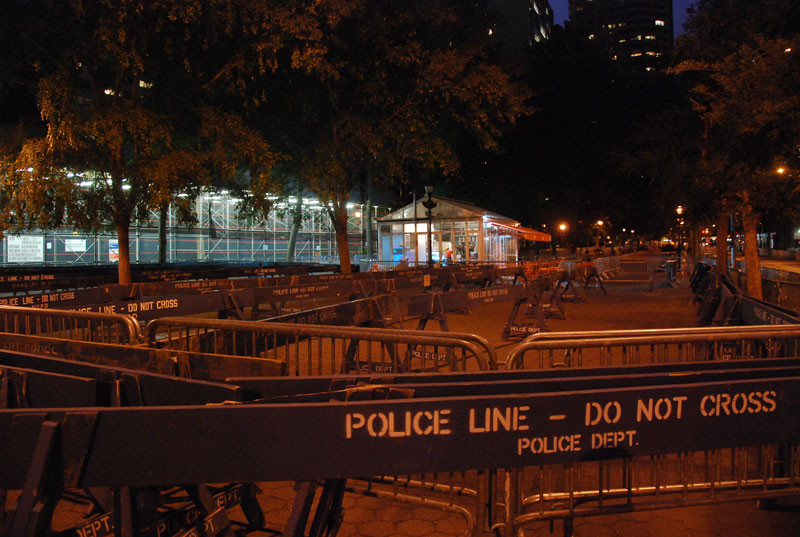 Khu vực được phép biểu tình trước Tòa nhà LHQ