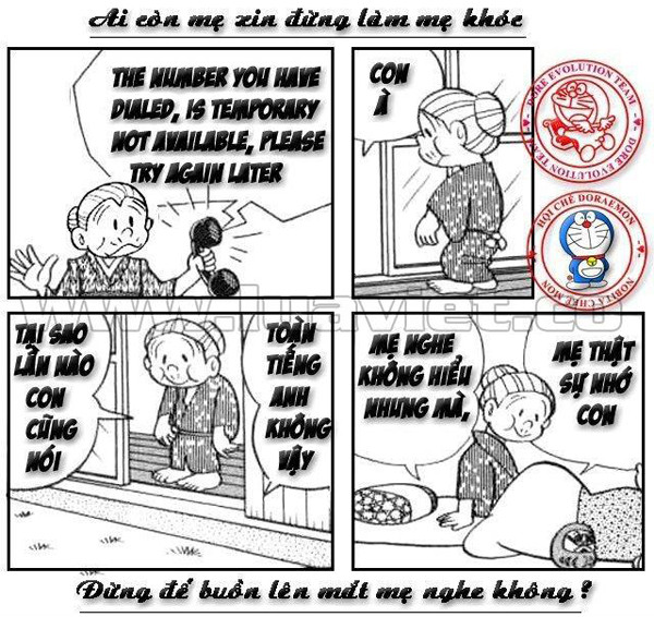 Tình cảm gia đình còn được thể hiện bằng truyện tranh "chế" Tình cảm gia đình còn được thể hiện bằng truyện tranh