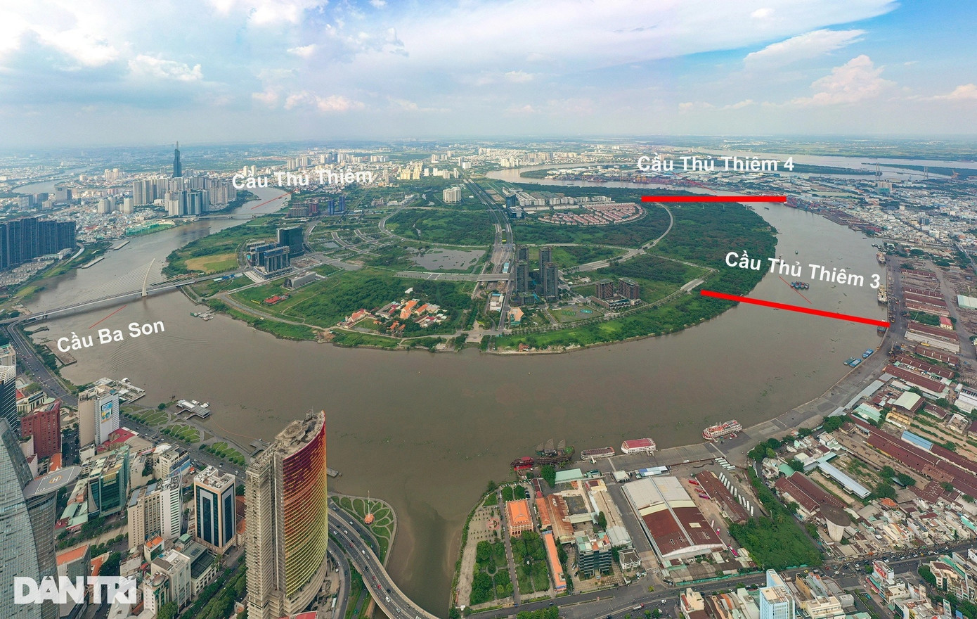 Cầu Thủ Thiêm 3 và cầu Thủ Thiêm 4 nằm trong kế hoạch 5 cây cầu lớn (cầu Thủ Thiêm, cầu Ba Son, cầu đi bộ Thủ Thiêm, cầu Thủ Thiêm 3 và 4) kết nối khu đô thị Thủ Thiêm với các quận lân cận. Hiện tại, cầu Thủ Thiêm 3 đã được chấp thuận và đang lên kế hoạch xây dựng trong tương lai. Trong khi đó, cầu Thủ Thiêm 4 đang được đẩy nhanh tiến độ hoàn thành các thủ tục và dự kiến khởi công vào năm 2025.