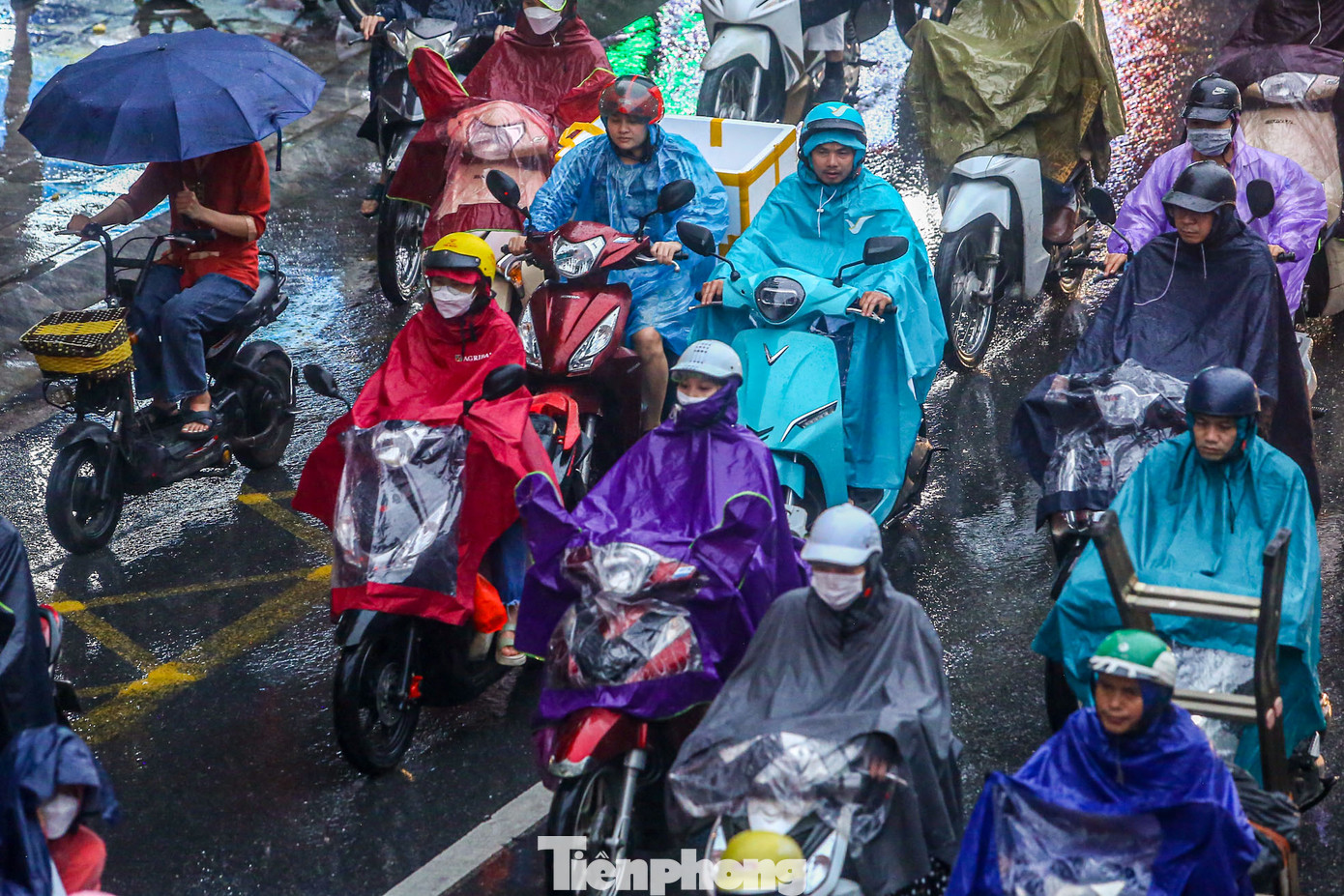 Các phương tiện di chuyển khó khăn, tầm nhìn hạn chế.