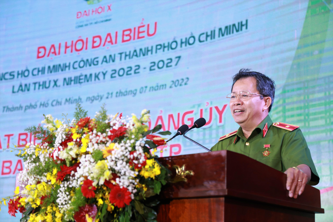 Thiếu tướng Trần Đức Tài dặn dò tuổi trẻ CATP.