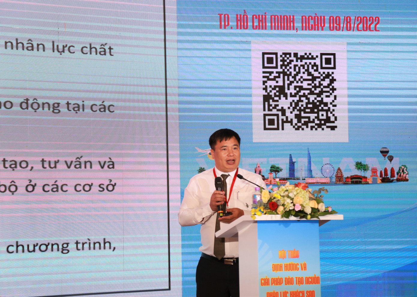 TS. Nguyễn Anh Tuấn đánh giá tình hình nhân lực du lịch hiện tại. TS. Nguyễn Anh Tuấn đánh giá tình hình nhân lực du lịch hiện tại.