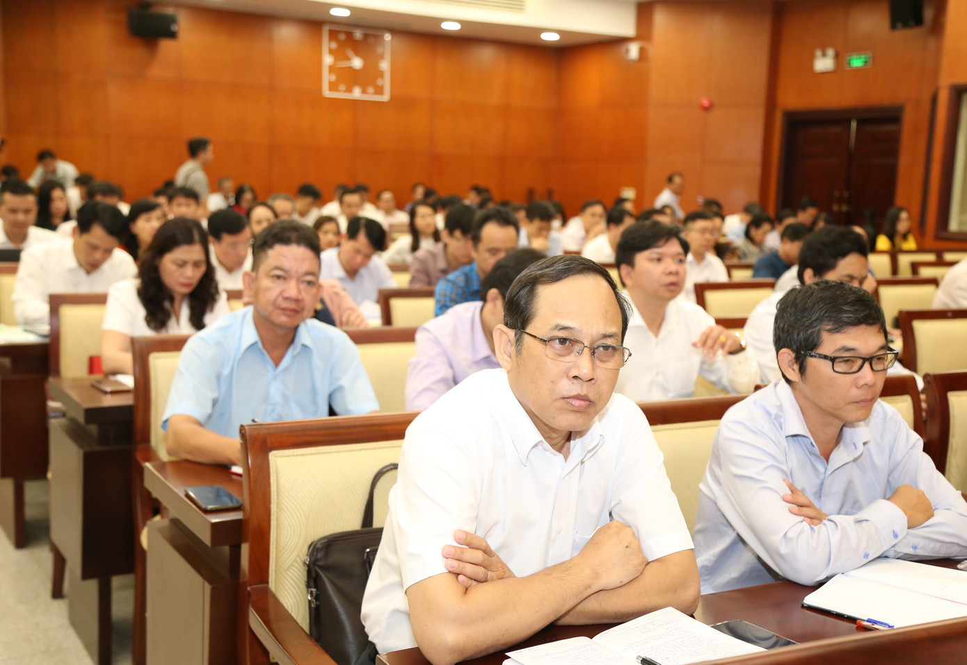 Đại biểu dự hội nghị toàn quốc tổng kết công tác tuyên giáo năm 2022.