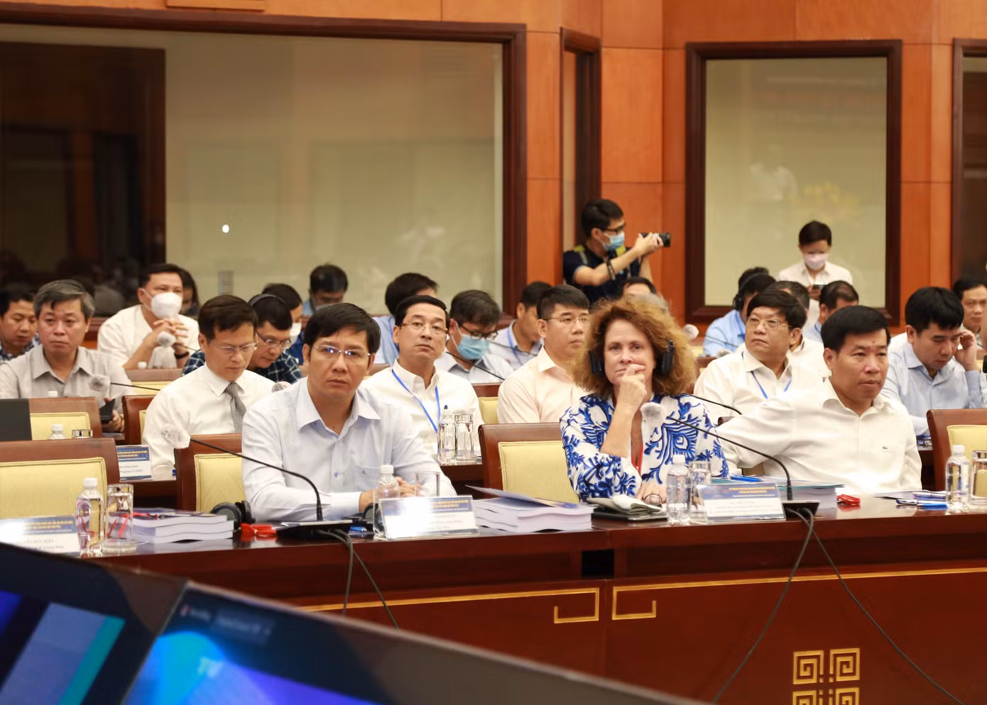 Bà Carolyn Turk, Giám đốc Quốc gia Ngân hàng Thế giới (World Bank) tại VIệt Nam dự hội thảo. Ảnh: Ngô Tùng