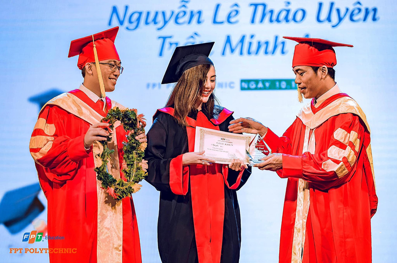 Thảo Uyên tốt nghiệp Thủ khoa Trường Cao đẳng FPT Polytechnic năm 2020