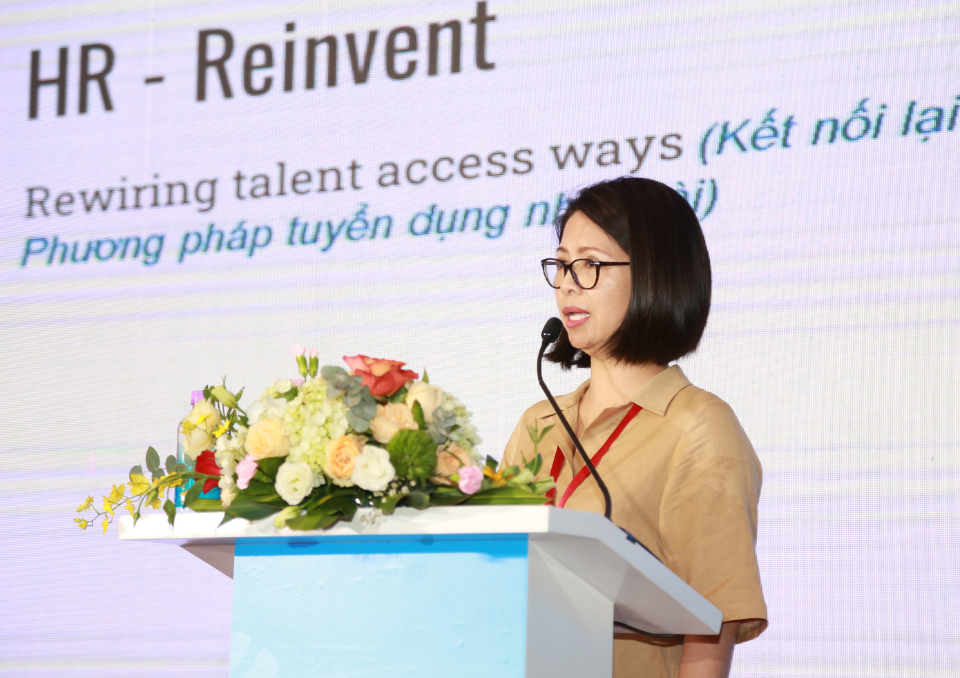 Bà Nguyễn Thị Thanh Thủy trao đổi tại hội thảo. Ảnh: Ngô Tùng Bà Nguyễn Thị Thanh Thủy trao đổi tại hội thảo. Ảnh: Ngô Tùng