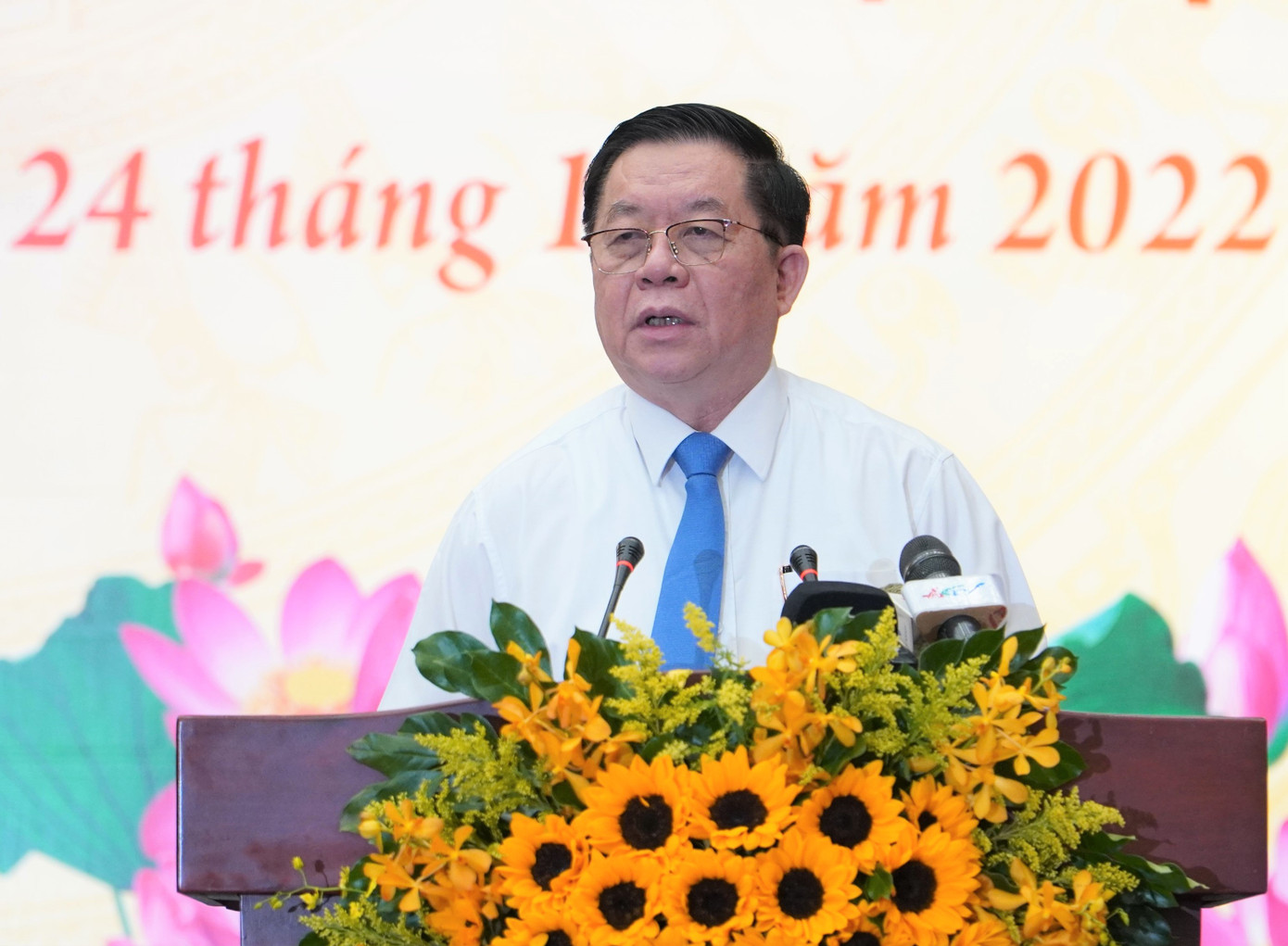 Trưởng ban Tuyên giáo Trung ương Nguyễn Trọng Nghĩa. Ảnh: Thanh Tuyền.