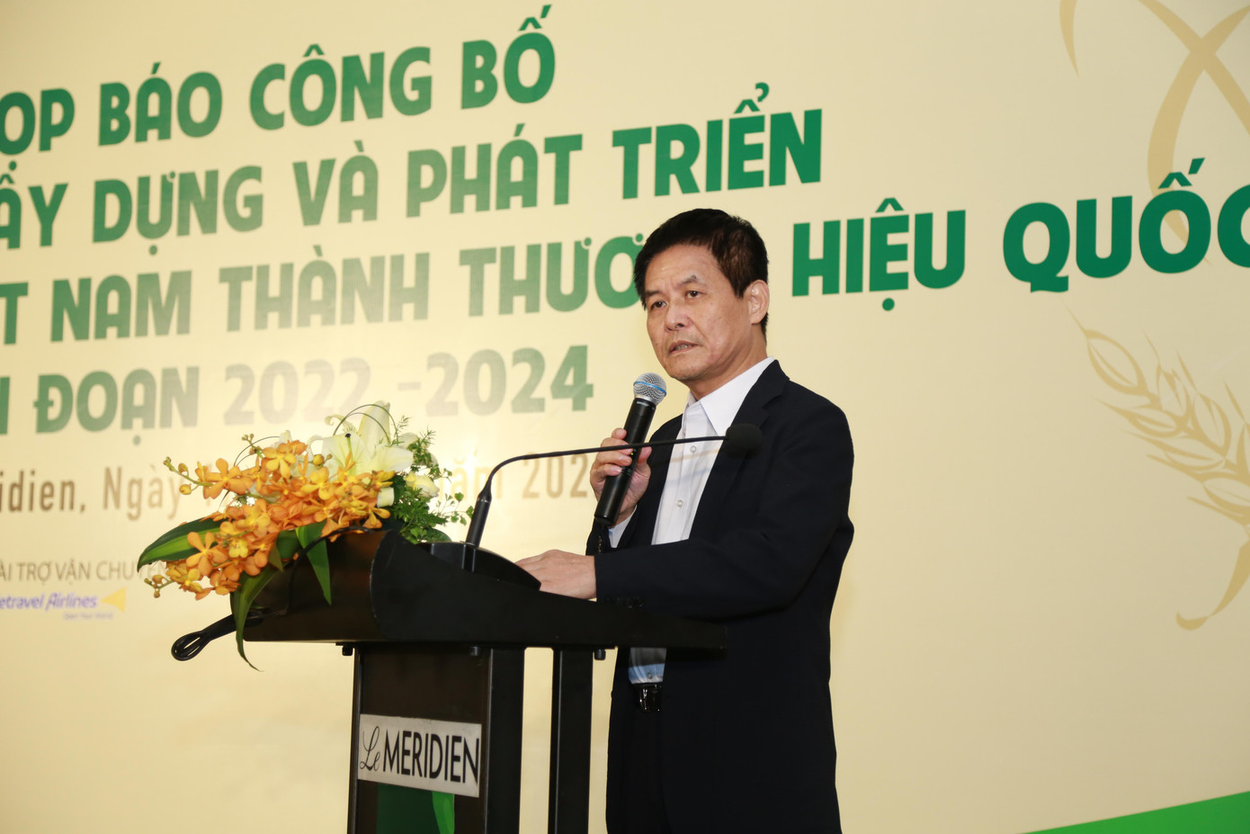 Ông Nguyễn Quốc Kỳ thông tin về đề án - Ảnh: Ngô Tùng