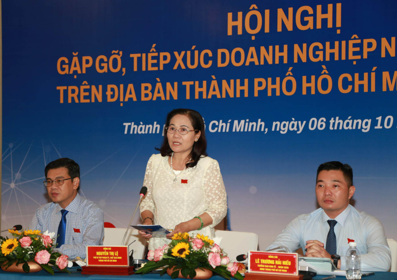 Chủ tịch HĐND TPHCM Nguyễn Thị Lệ.