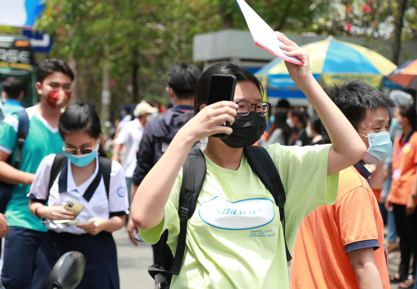 Thí sinh tham dự kỳ thi tại Hội đồng thi Trường Đại học Hutech