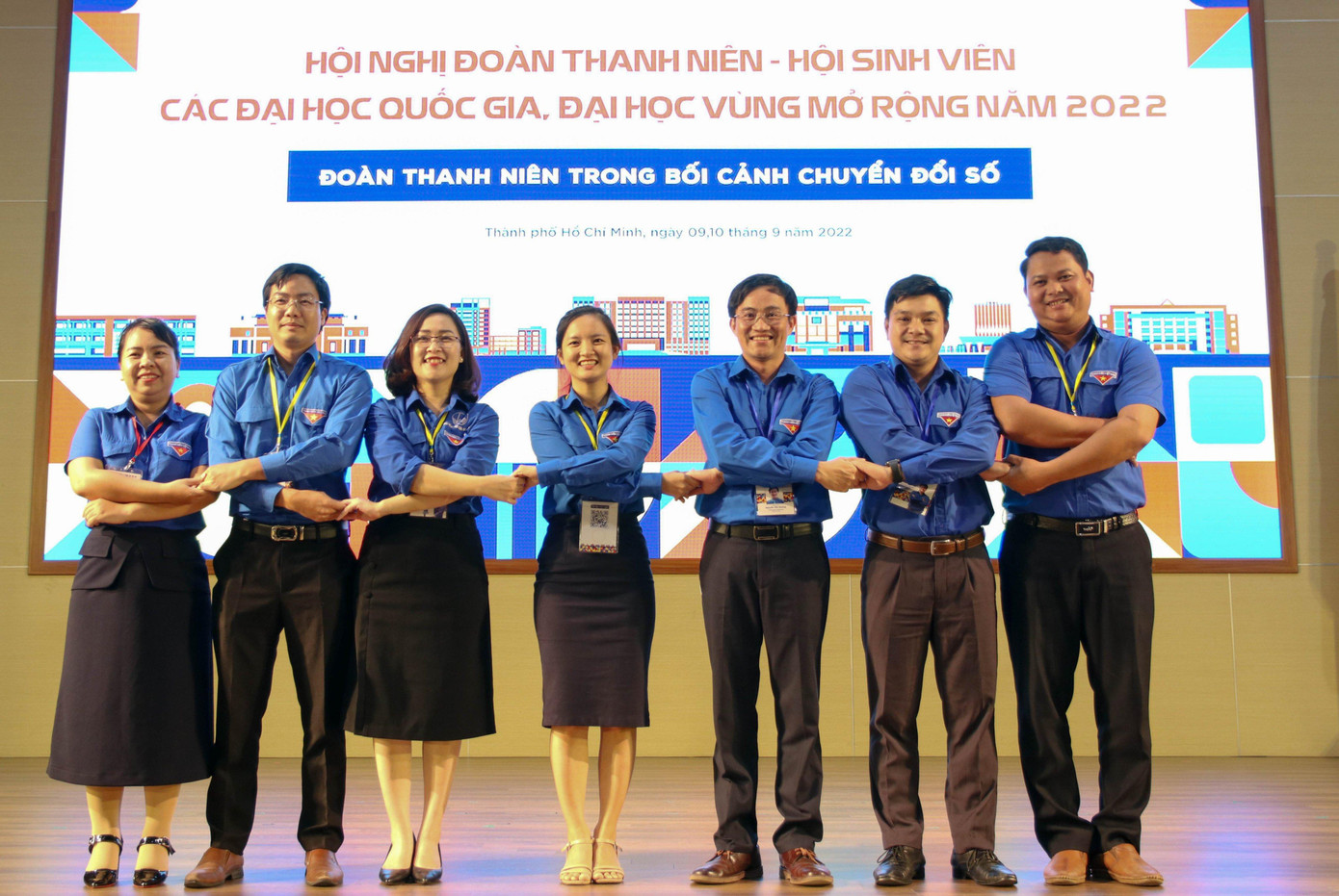 Hơn 200 đại biểu là cán bộ Đoàn Thanh niên - Hội Sinh viên chủ chốt của 5 Đại học Quốc gia, Đại học Vùng tham dự hội nghị. Ảnh: Như Việt Hơn 200 đại biểu là cán bộ Đoàn Thanh niên - Hội Sinh viên chủ chốt của 5 Đại học Quốc gia, Đại học Vùng tham dự hội nghị. Ảnh: Như Việt