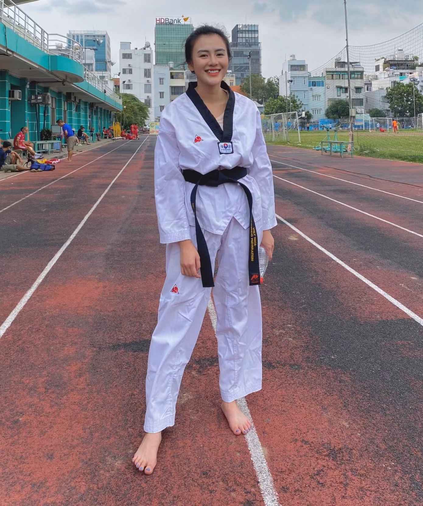 Say mê luyện tập, Thảo Uyên đã đạt được đai đen và giành nhiều giải thưởng với bộ môn võ taekwondo (Ảnh: NVCC) Say mê luyện tập, Thảo Uyên đã đạt được đai đen và giành nhiều giải thưởng với bộ môn võ taekwondo (Ảnh: NVCC)