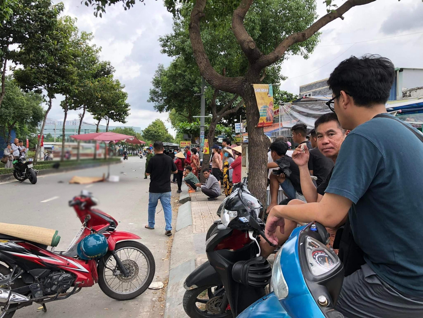 Hiện trường vụ tai nạn. Hiện trường vụ tai nạn.