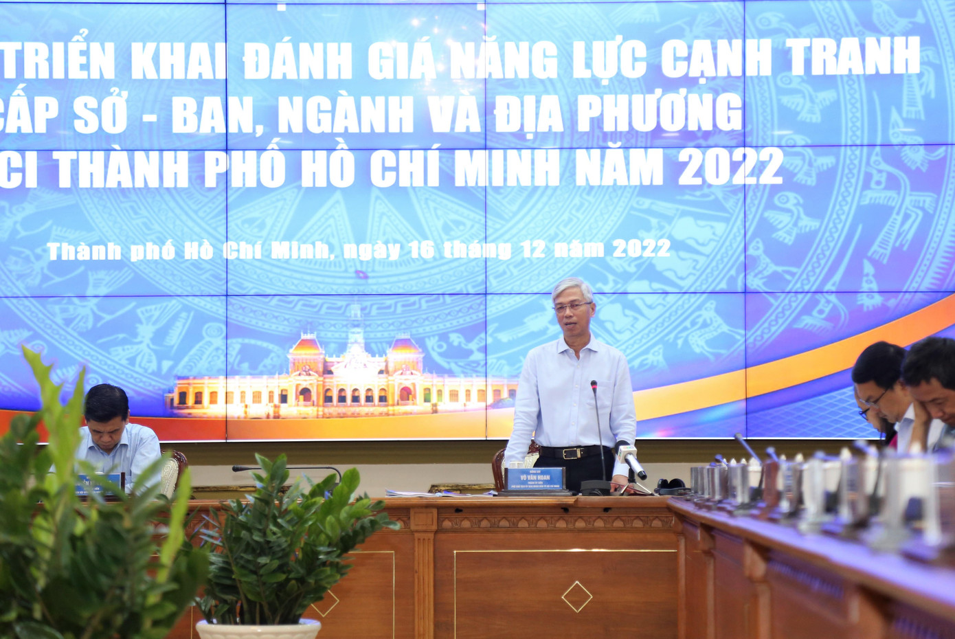 Quang cảnh buổi lễ triển khai đánh giá DDCI TPHCM 2022.