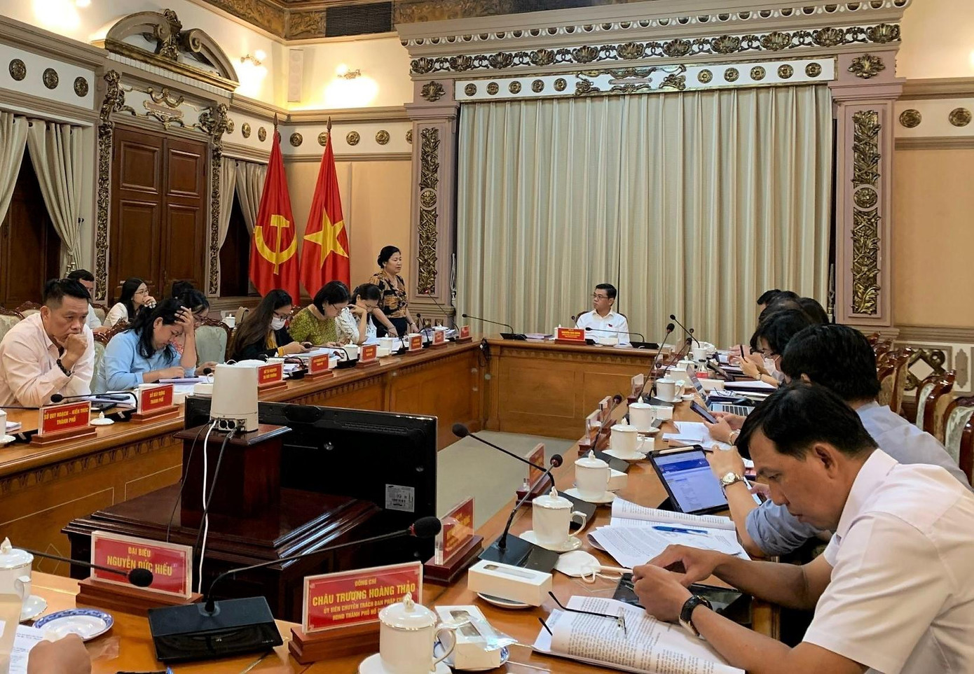 Quang cảnh buổi giám sát của HĐND TPHCM chiều 28/9. Quang cảnh buổi giám sát của HĐND TPHCM chiều 28/9.